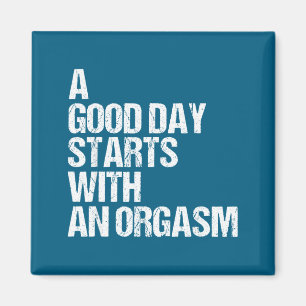 Shirt Funny Adult Humor Morning Phrase Quote  Magnet