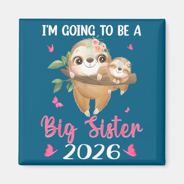 Shirt Going Big Sister Announcing Pregnancy Magnet (Front)