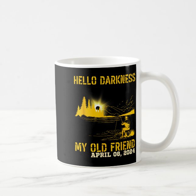 Shirt Hello Darkness Old Friend Solar Coffee Mug (Right)