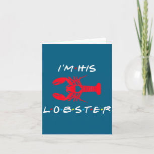 Shirt His Lobster Matching Couple Valentine's Card