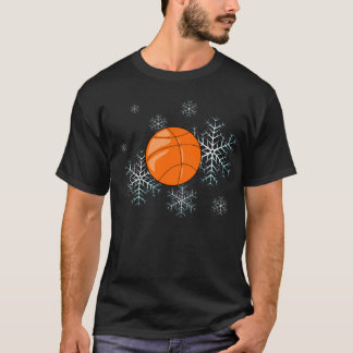 Shirt - Holiday Snowflakes Basketball