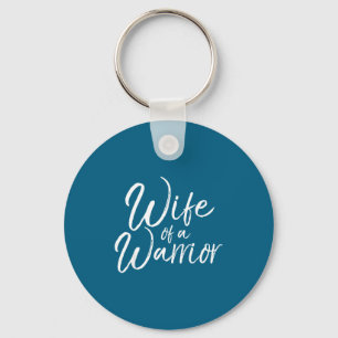 Shirt Husband Cancer Support Gift Wife Key Ring