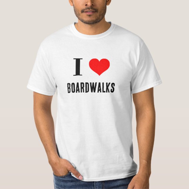 Shirt - I Heart boardwalks (Front)