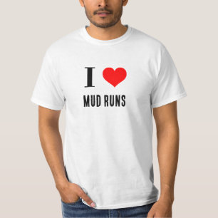 Shirt - I Heart mud runs