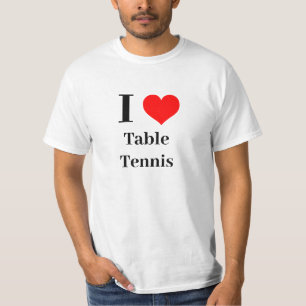 Shirt - I Heart Table Tennis