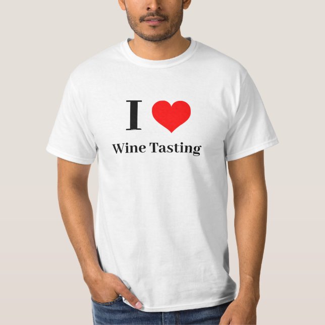 Shirt - I Heart Wine Tasting (Front)