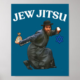 Shirt Jew Jitsu Poster