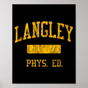 Shirt Langley High School Hs Mclean Poster