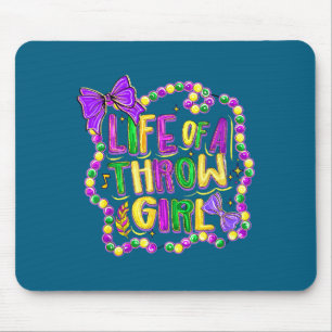 Shirt Life Throw Coquette Bow Mardi Mouse Pad
