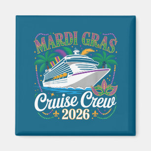 Shirt Mardi Gras Carnival Cruise Crew Magnet