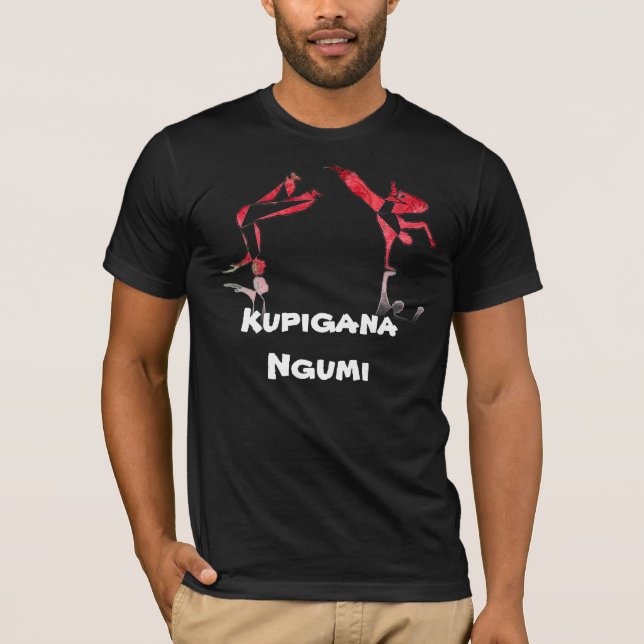 shirt martial arts african Kupigana Ngumi (Front)