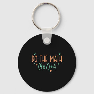 Shirt Math 67 Meme Six Seven Key Ring