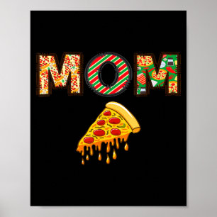 Shirt Mom Pizza Birthday Party Squad Poster