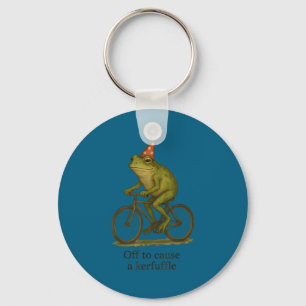 Shirt Off Cause Kerfuffle Frog Meme Key Ring