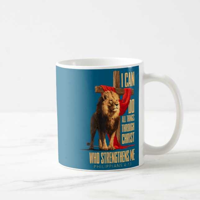 Shirt Philippians 4 13 Can All Coffee Mug (Right)