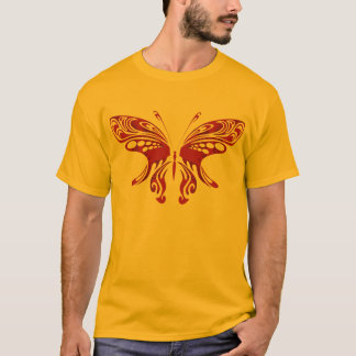 Shirt - Red Butterfly