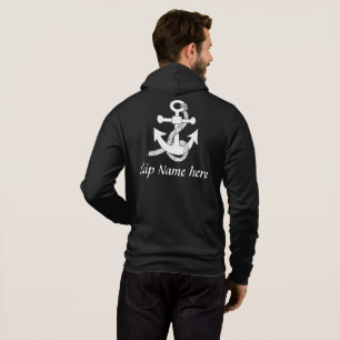 Shirt - Ship anchor with name (back)