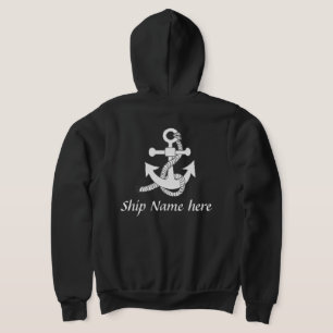 Shirt - Ship anchor with name (back)
