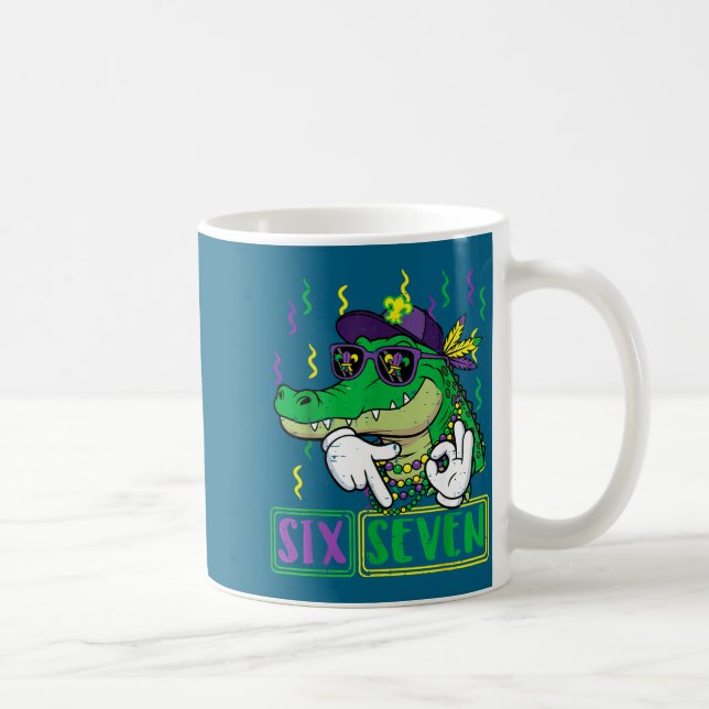 Shirt Six Seven Alligator 6 7 Coffee Mug (Right)