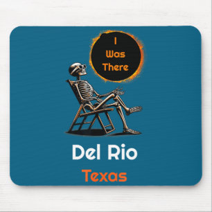 Shirt Solar Eclipse Del Rio Texas Mouse Pad