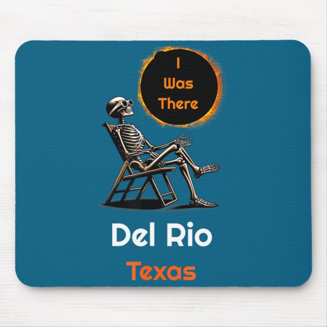 Shirt Solar Eclipse Del Rio Texas Mouse Pad (Front)