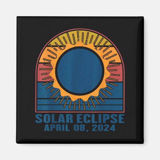 Shirt Solar Eclipse Total Solar Eclipse Magnet (Front)