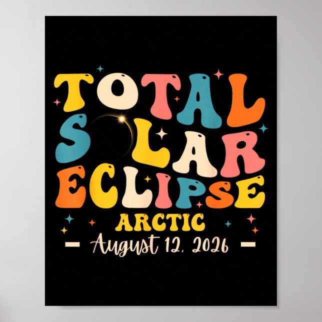 Shirt Solar Eclipse Total Solar Eclipse Poster (Front)
