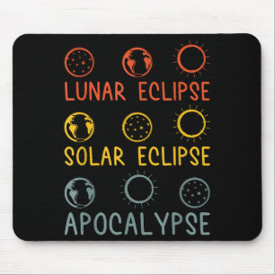 Shirt Solar Lunar Eclipse Apocalypse Celestial Mouse Pad
