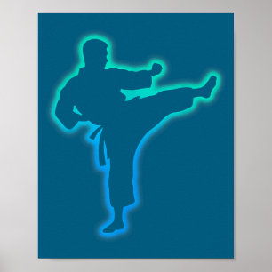 Shirt Taekwondo Apparel Martial Arts Karate Poster