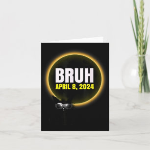 Shirt Total Solar Eclipse Cat Saying Card