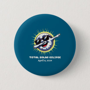 Shirt Total Solar Eclipse Dabbing Moon 6 Cm Round Badge
