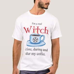 shirt V Coffee Witch on Wht