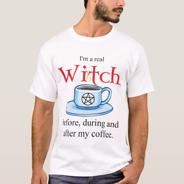 shirt V Coffee Witch on Wht (Front)