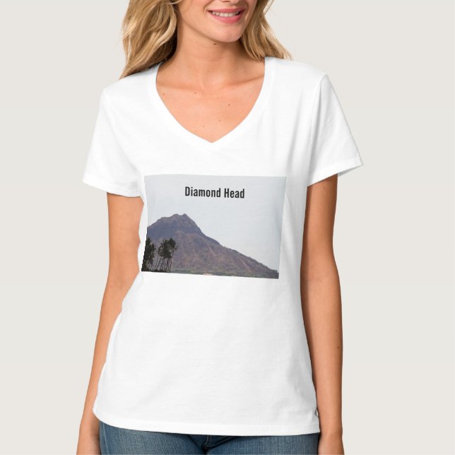 Shirt with Iconic Diamond Head Hawaii (Front)