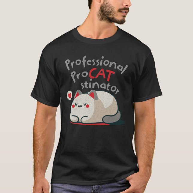 Shirt with Professional Procatstinator on it (Front)