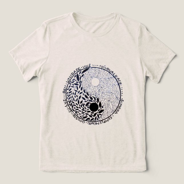 Shirt Yin Yang Equilibrium (copyright) (Design Front)