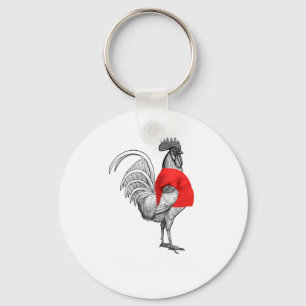 Shirting Encouraged White Text Funny Key Ring