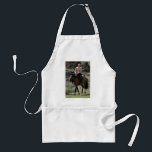 Shirtless Putin Rides a Horse Standard Apron<br><div class="desc">The King of the World riding a horse through the Ural Mountains. Currently, Putin holds a 6th dan (red/white belt)[360] and is best known for his Harai Goshi (sweeping hip throw). Putin earned Master of Sports (Soviet and Russian sport title) in judo in 1975 and in sambo in 1973. At...</div>