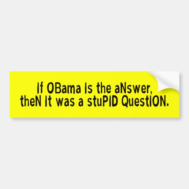 SHIRTobama02 Bumper Sticker (Front)