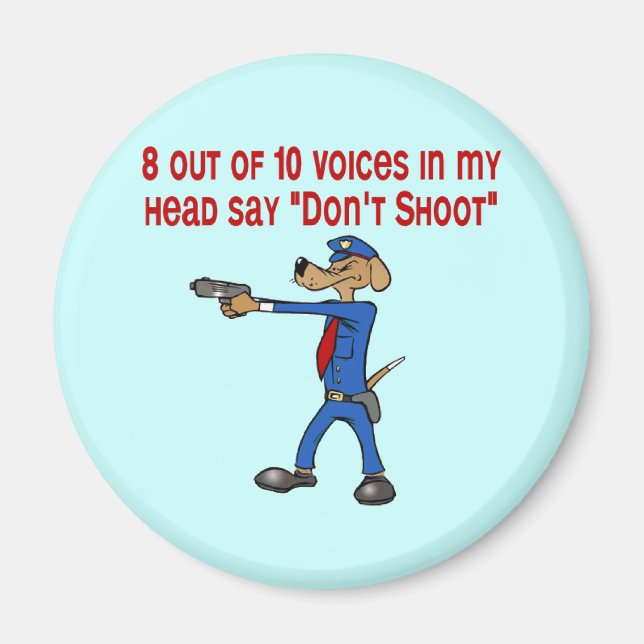 SHIRTpolice_dog_K9a Magnet (Front)