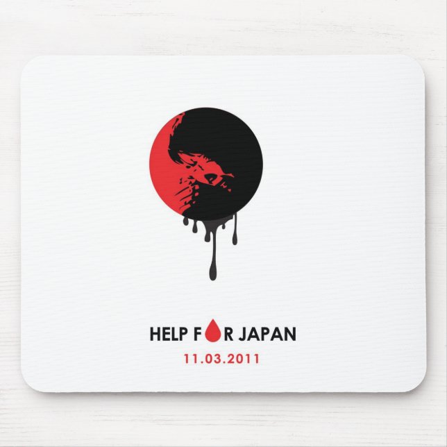 Shirts4Japan Mouse Pad (Front)
