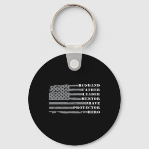Shirts For Men Vintage Husband Retro Daddy Fathers Key Ring
