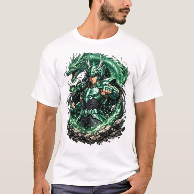Shiryu of the Dragon T-Shirt (Front)