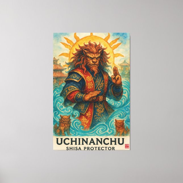 Shisa Protector Canvas Print (Front)