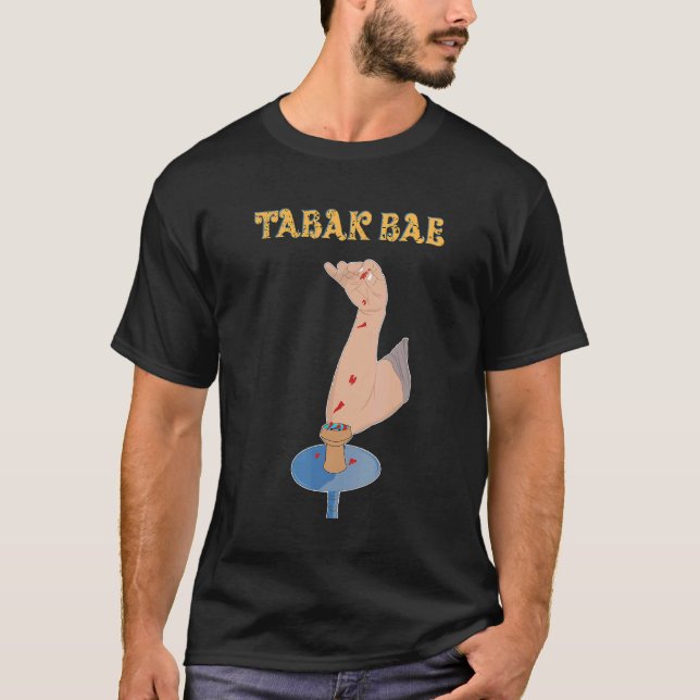 Shisha Hookah Tobacco Bae Water Pipe Tobacco T-Shirt (Front)