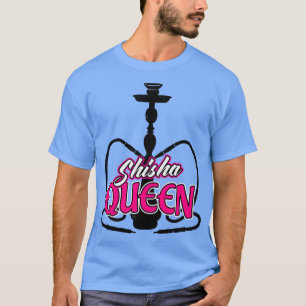 Shisha Hookah Water Pipe Ladies T-Shirt