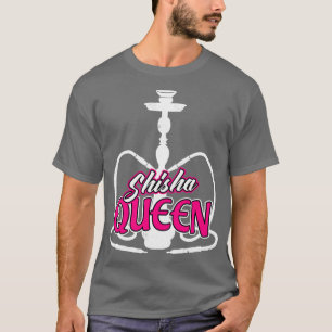 Shisha Water Pipe Hookah Lovers Ladies T-Shirt