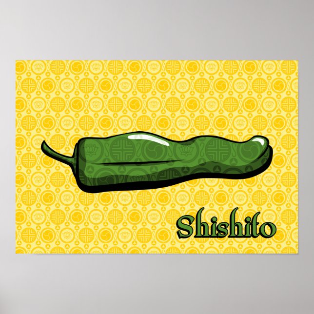 Shishito Chilli Pepper Poster (Front)