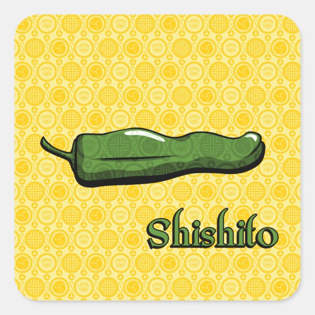 Shishito Chilli Pepper Sticker (Front)