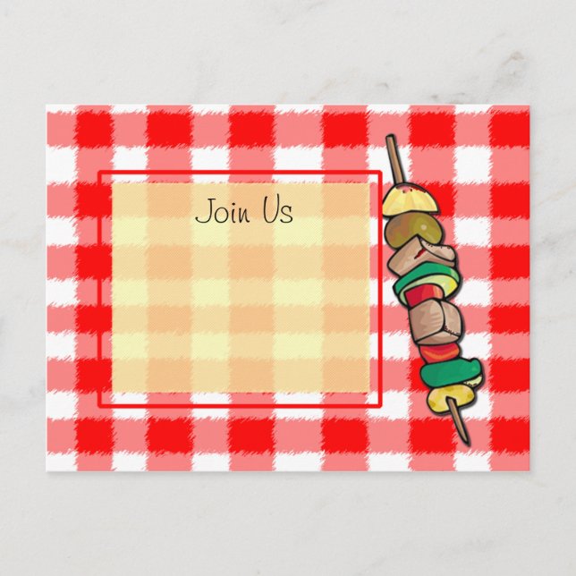 shishkabob postcard (Front)